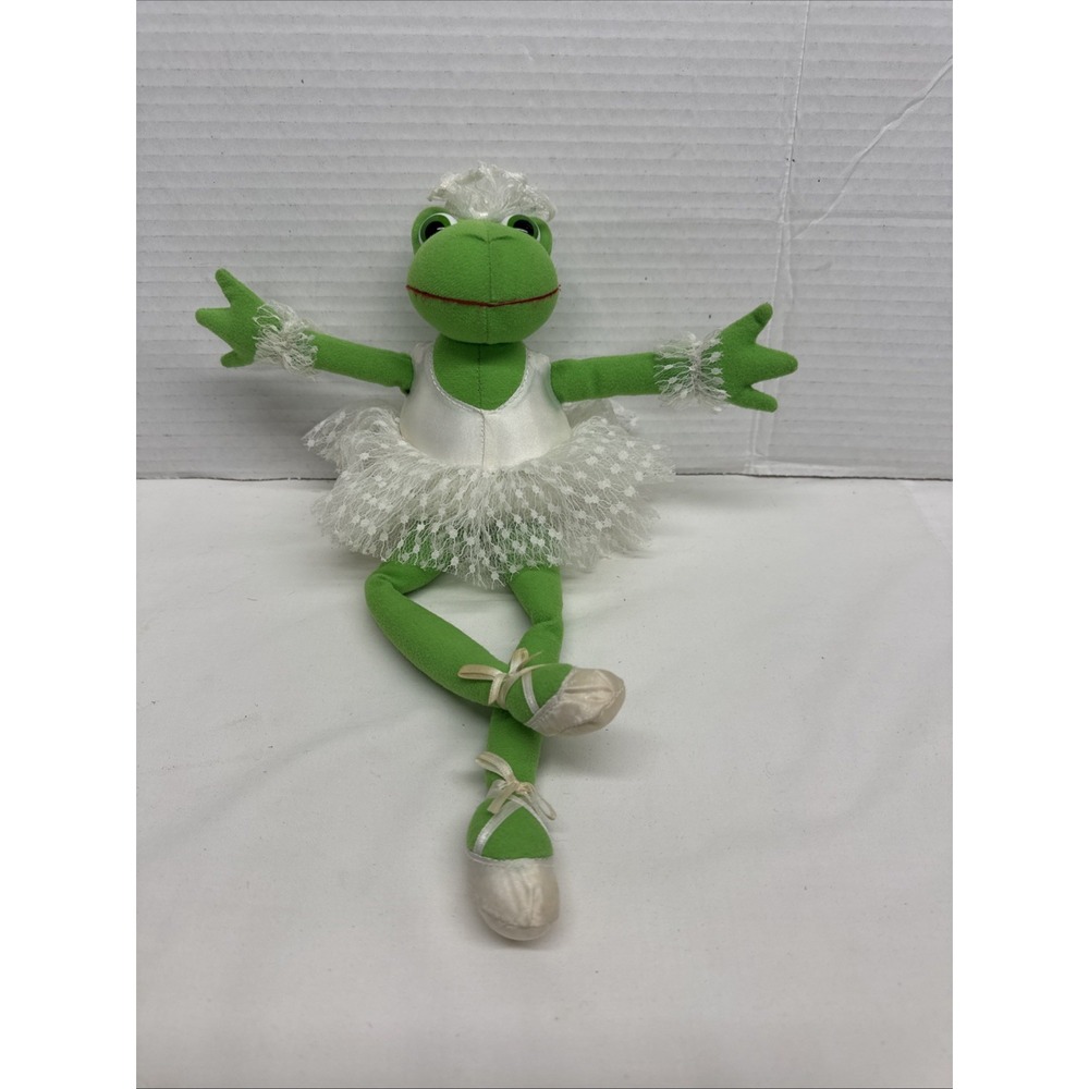 Bettina Frog Russ Plush Ballerina Lace Tutu Luv Pet 12in Tall Stuffed Toy